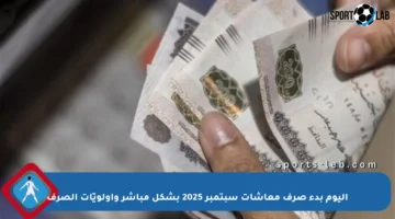 اليوم بدء صرف معاشات سبتمبر 2025 بشكل مباشر وأولويّات الصرف